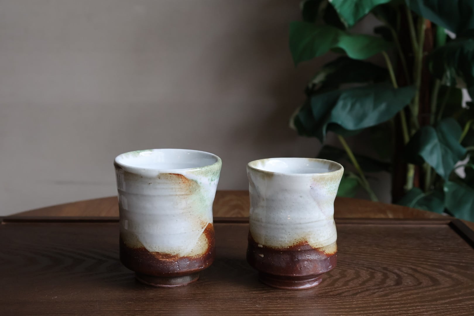 萩焼窯元 光彩庵 清玩作 三彩組湯呑 | うつわ通販 土岐陶器店 / ONLINE