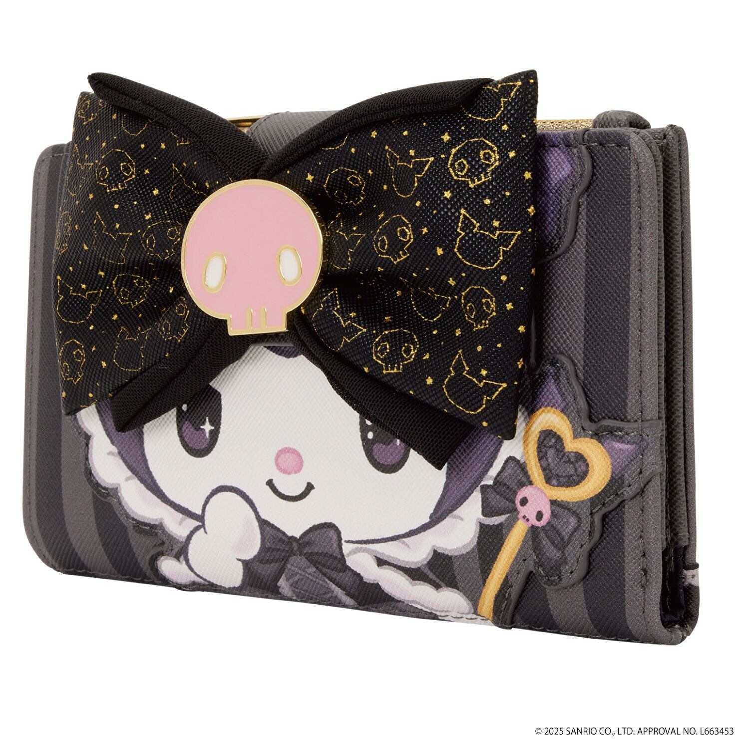 LF SANRIO KUROMI 20TH ANNIVERSARY BI-FOLD WALLET_SANWA1045