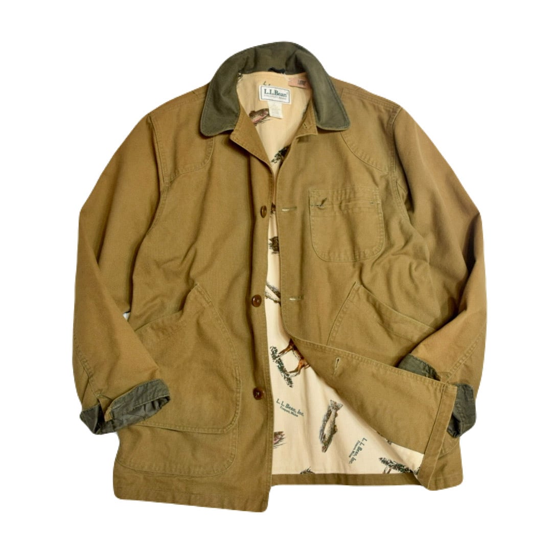 USED 80s L.L.Bean ”Field coat” -Medium 02664 | LODGE heavy&duty 
