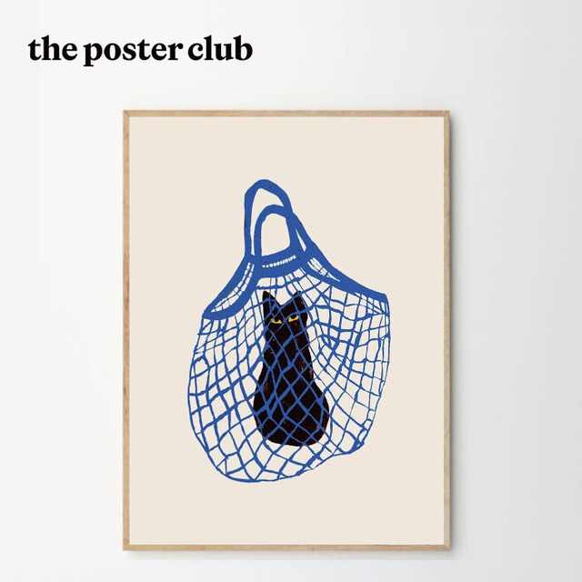 THE POSTER CLUB ポスター THE CAT'S IN THE BAG 50×70cm