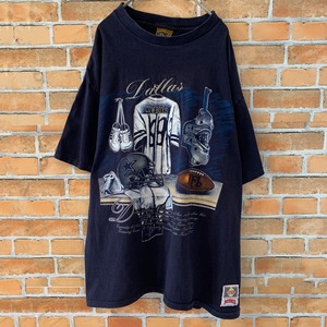 【NFL】90s ヴィンテージ Tシャツ 刺繍ロゴ XL アメリカ古着