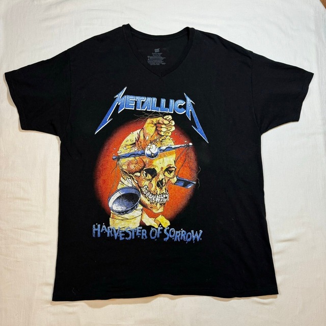 METALICA メタリカ Hanes バンドTシャツ スカルプリント ミュージック  