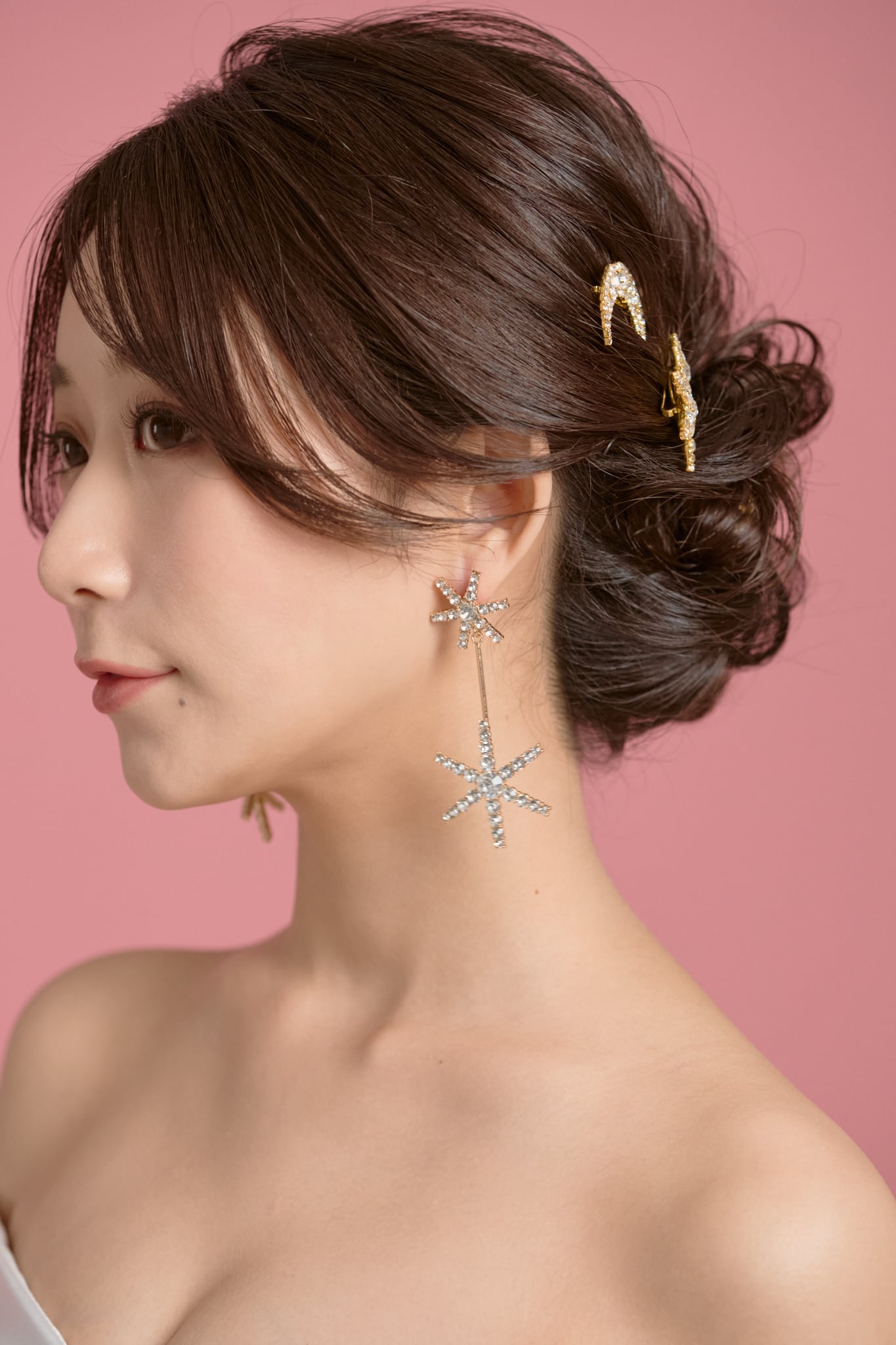 ST-28ブライダル スター モチーフ ピアス | BRIDE ME ピアス スター 