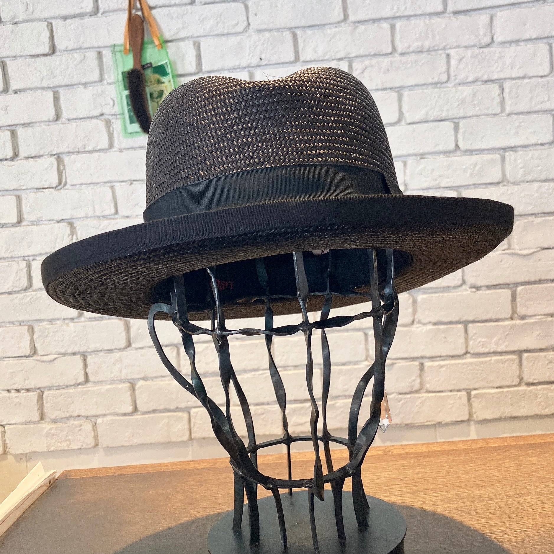 Dari】Panama classical homburg ハット ARI884 | 広島の帽子専門店