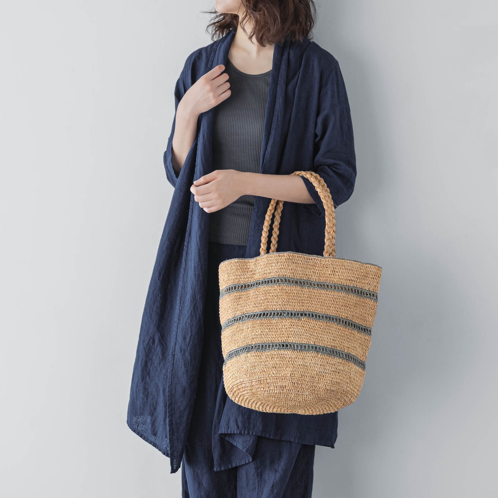MADE IN MADA / ALICE MM 3 LACE ラフィアバッグ | Zakka so-la