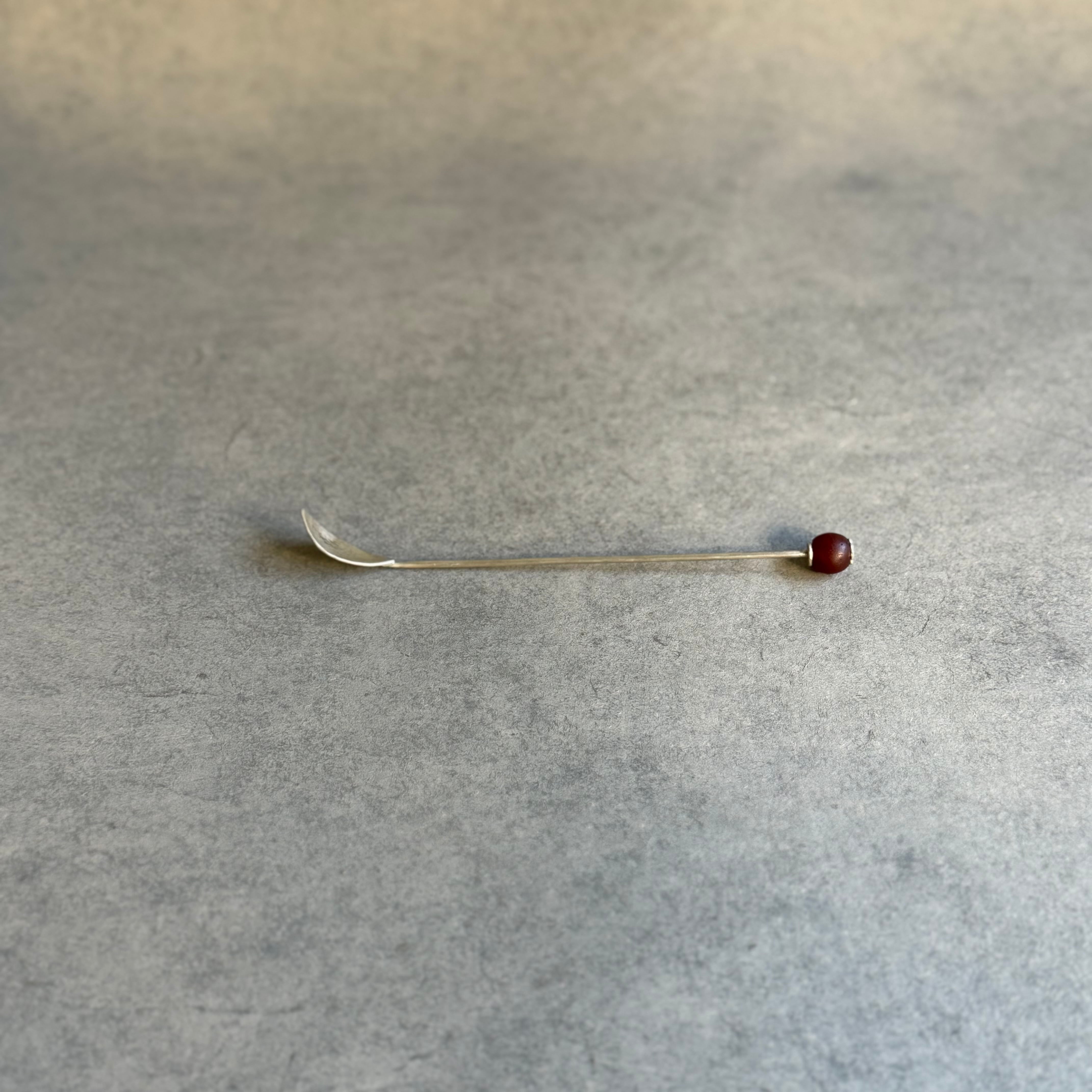 大桃沙織 銀 茶杓