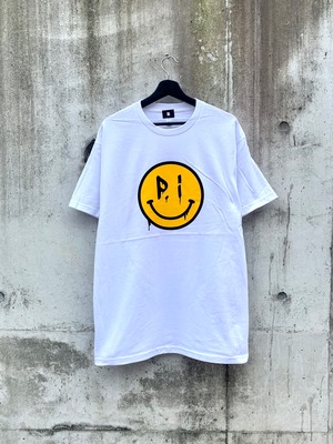 P.i smile S/S TEE 【White】