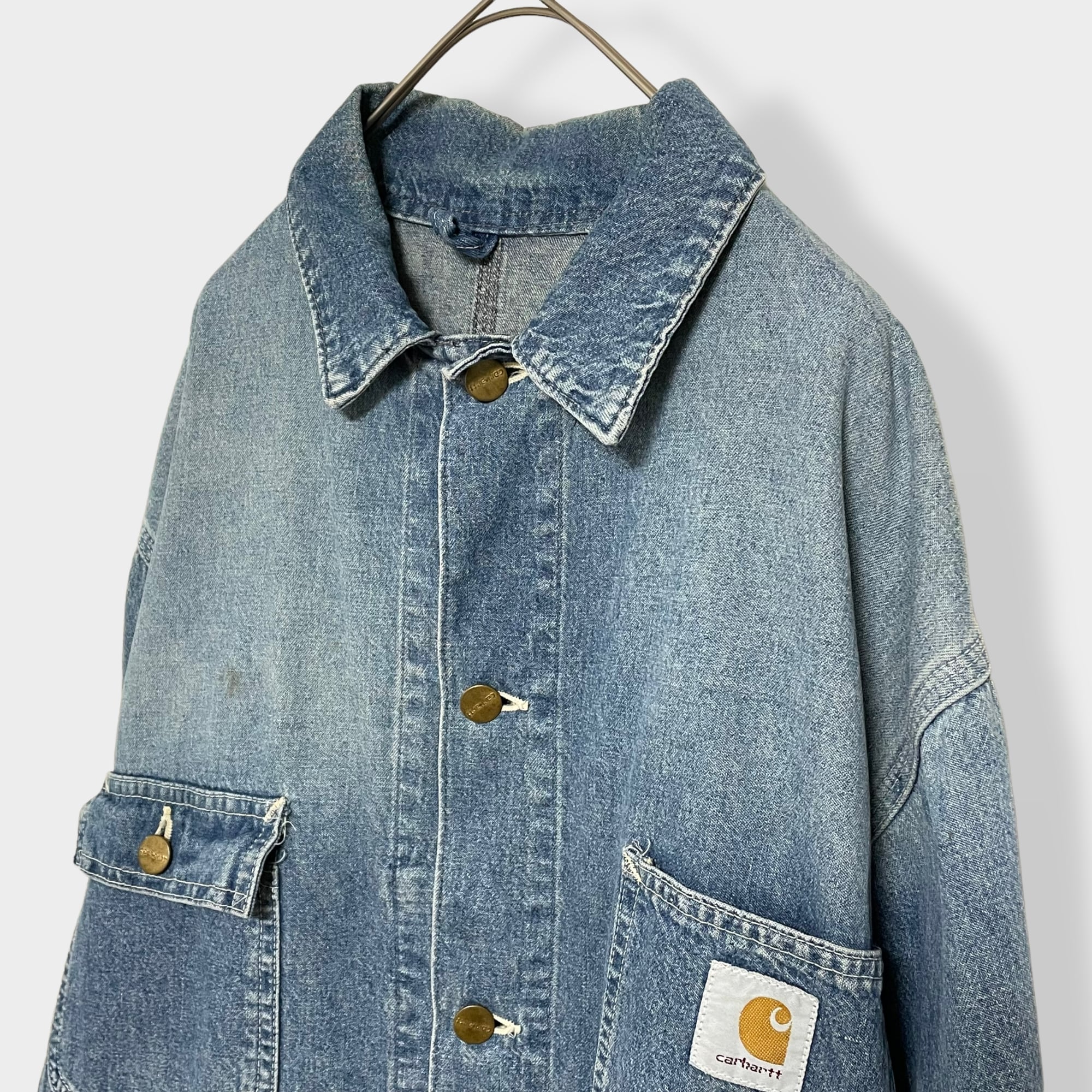 Carhartt】90s カバーオール デニムジャケット ミシガンコート ワン ...