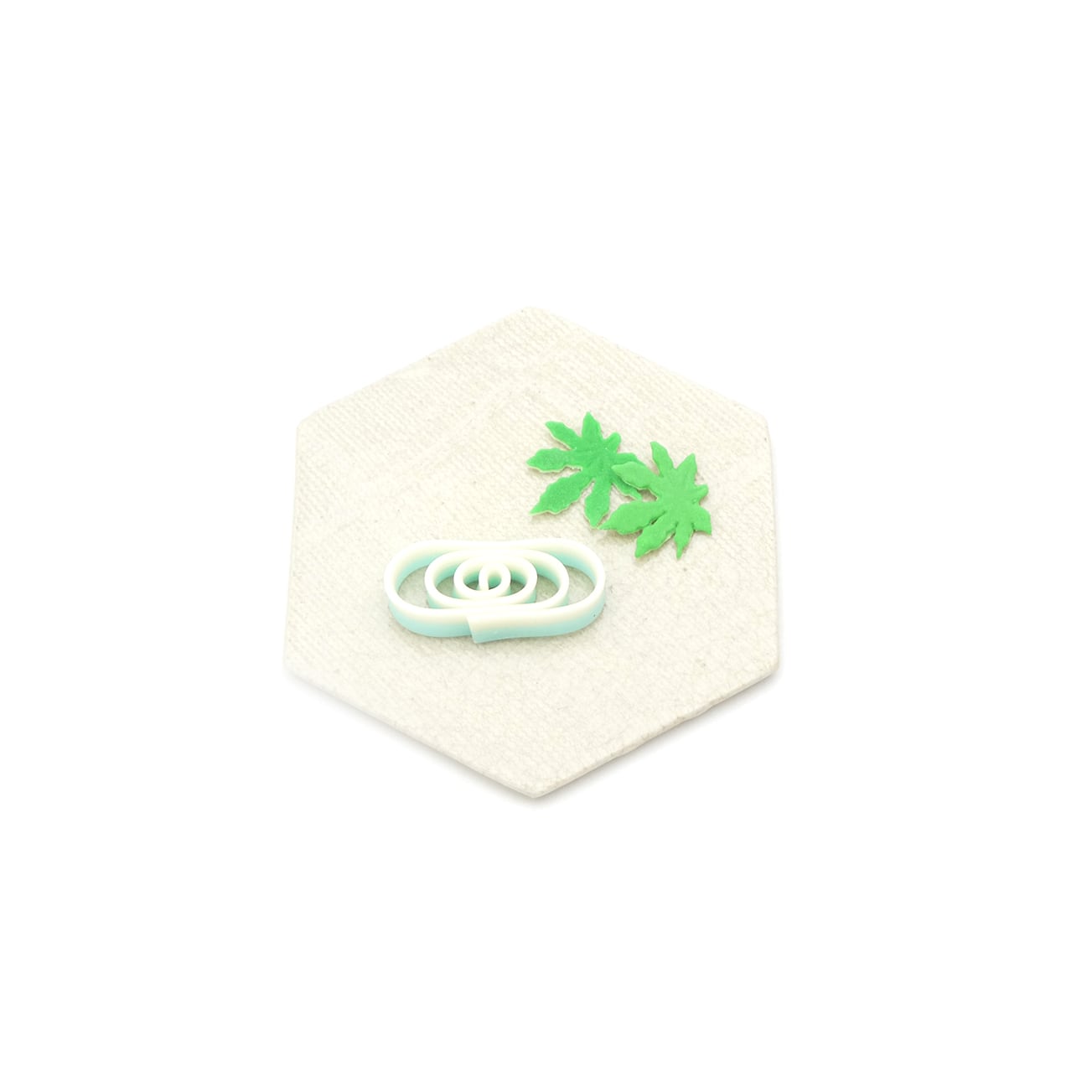 オリジナル】瀬戸亀甲銘々皿 -hexagonal Seto-ware small plate