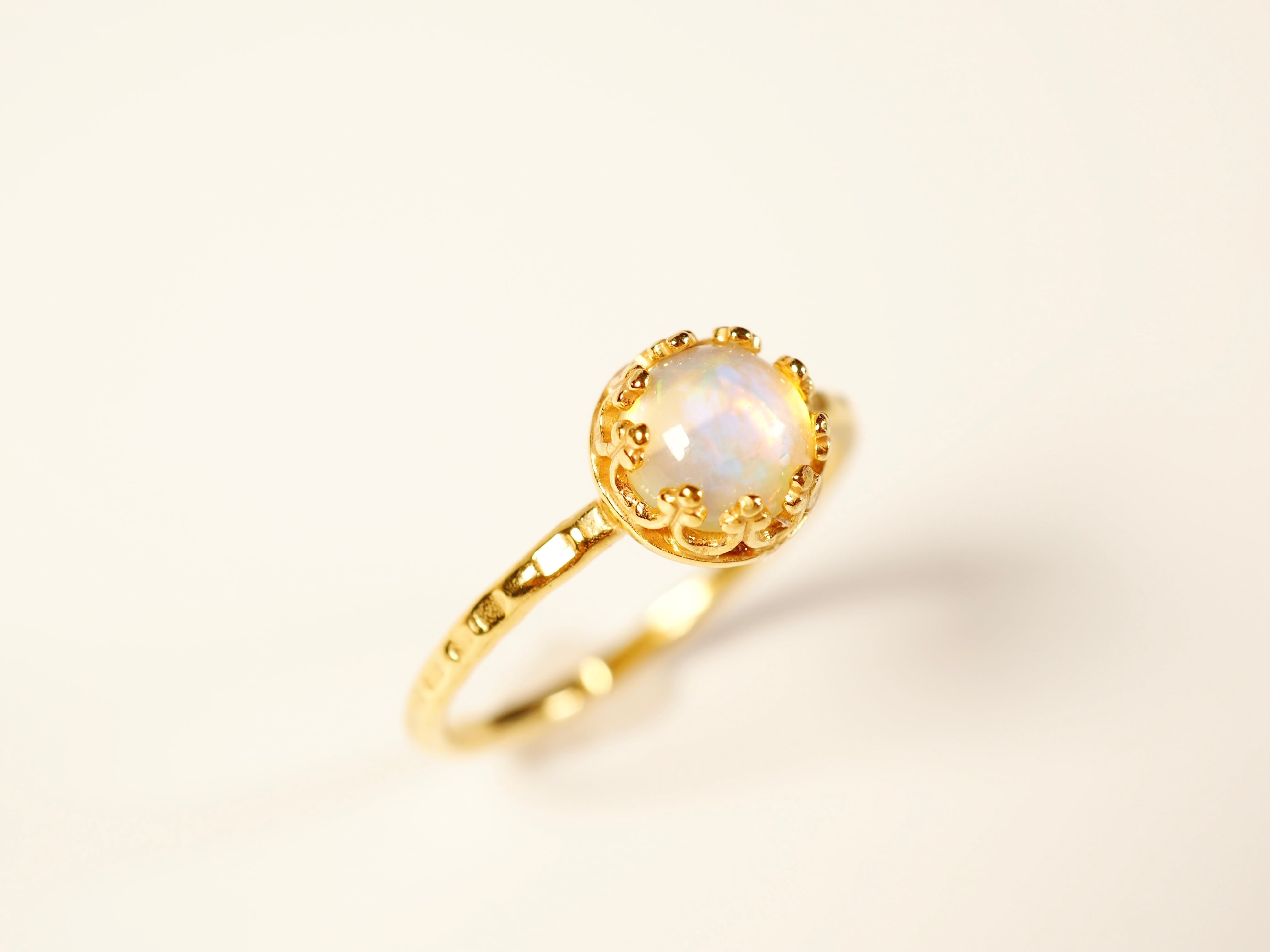 【オパール】ヴェルメイユラウンドリング