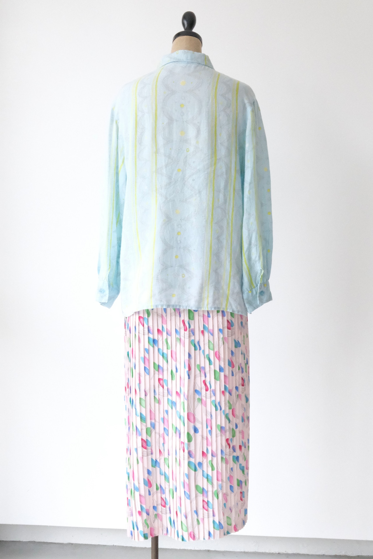 Marimekko "Prenikka" twinkle blue linen shirt