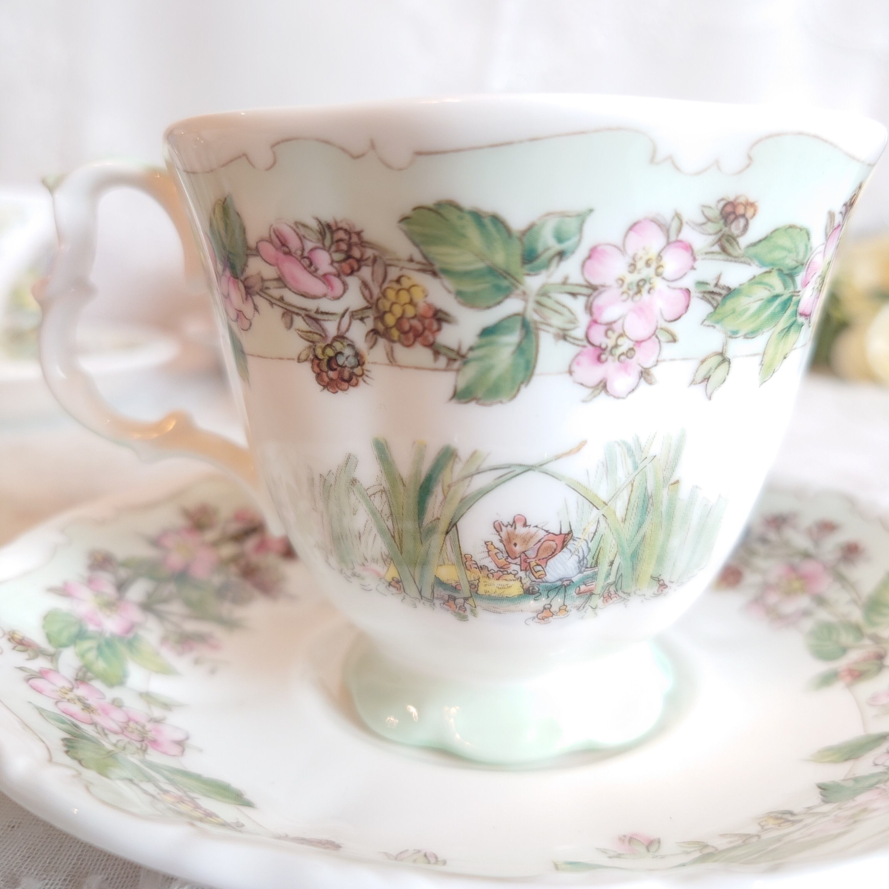 ロイヤルドルトン ブランブリーヘッジ カップ＆ソーサー 四季シリーズ