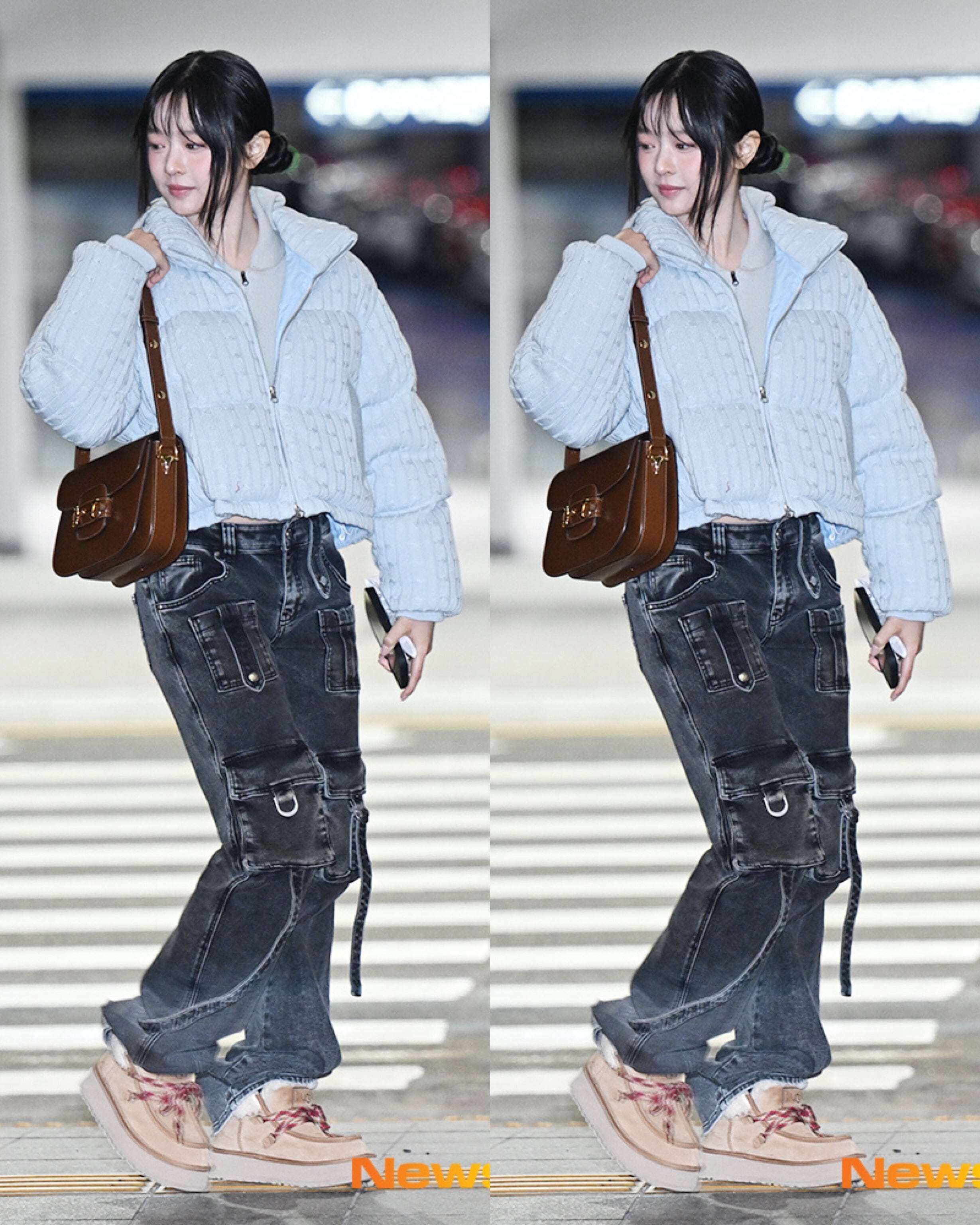 ☆New Jeans ハニ 着用！！【Category9】KNIT PADDED JACKET - 4color