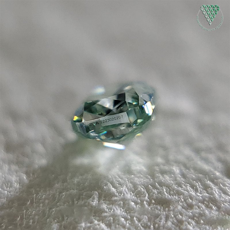 FANCY INTENSE GREEN 0.322ct PS/RT0658