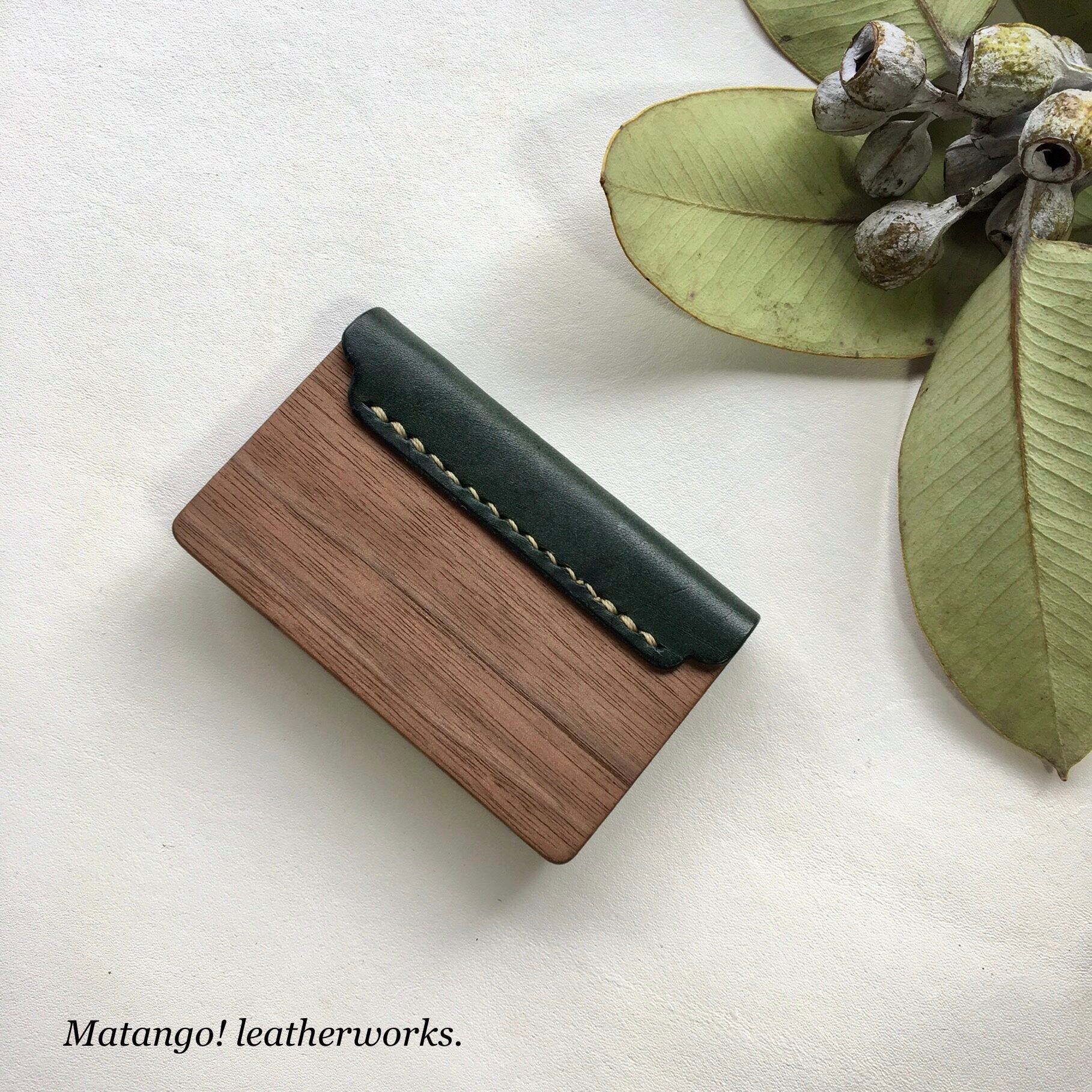 RRL レザー 名刺入れ カードケース ブラウン ギフトに【RRL ダブルアールエル】レザー カード ケース (RRL/カード