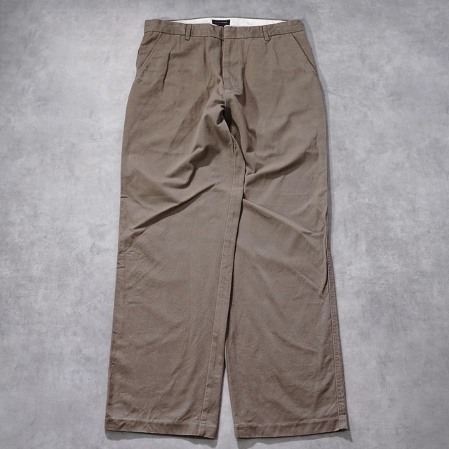 ドッカーズ リーバイス W34 チノパン ボトム 古着 刺繍 茶 17283