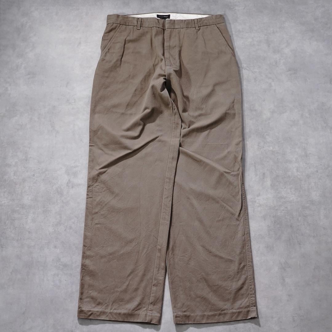 ドッカーズ リーバイス W34 チノパン ボトム 古着 刺繍 茶 17283