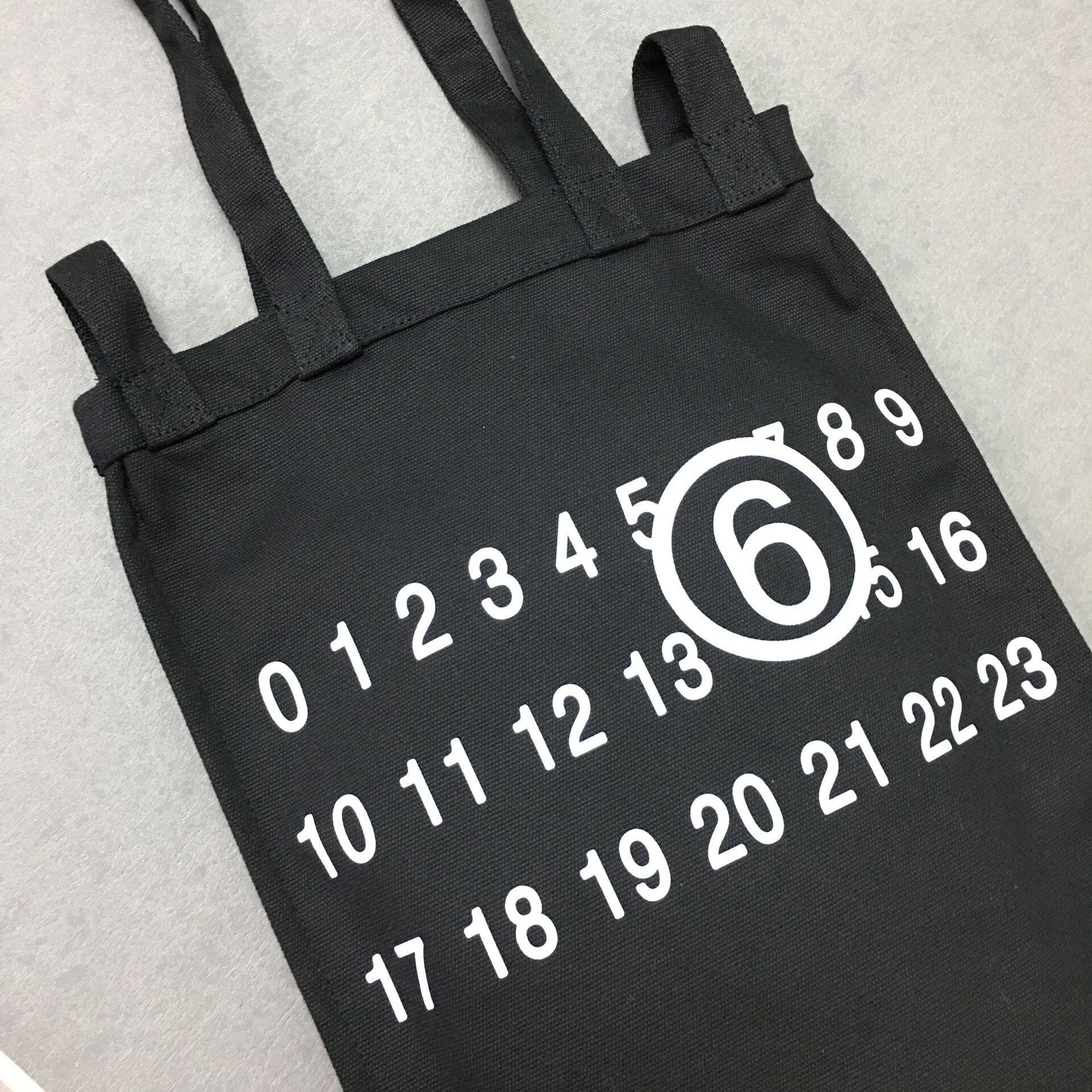 MM6 キャンバスバッグ ピュアコットン デジタルプリント TOTE ショッピングバッグ メゾン マルジェラ トートバッグ