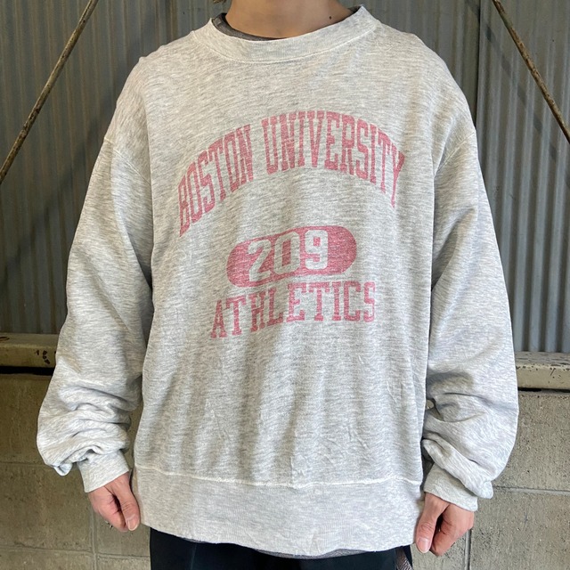 USA製 80年代 青刺繍タグ前期 Champion チャンピオン 3段 カレッジロゴ 