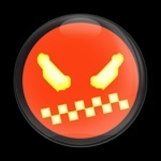 ゴーバッジ(ドーム)（CD0349 - Seasonal Halloween MINI Face 1） - メイン画像