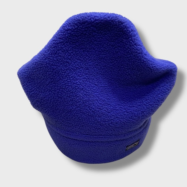 90年代 USA製 patagonia パタゴニア フリースビーニー ブルー