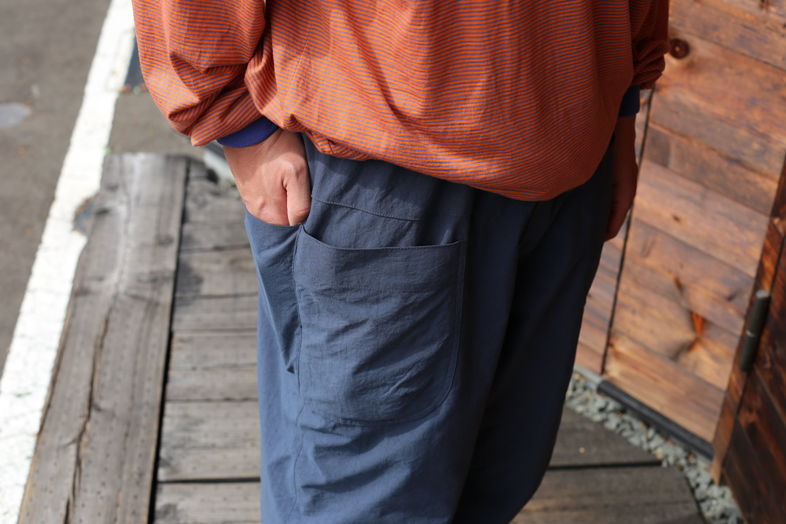 ヴィンテージナイロンのカーブパンツ【20％OFF】 | 01. Outdoor & Life