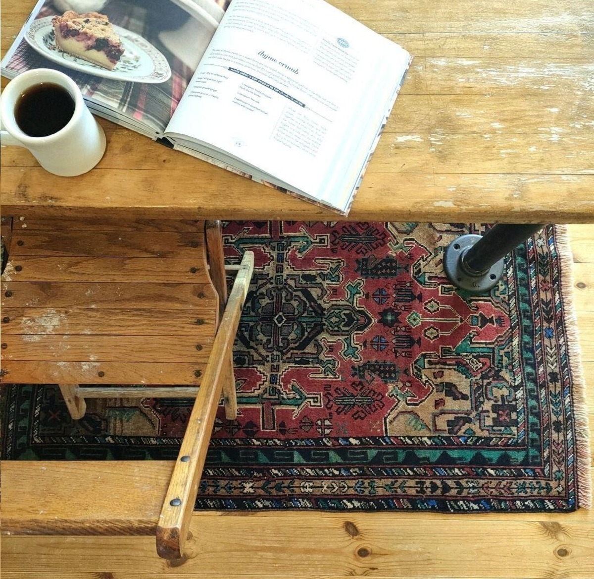 70s VINTAGE Vintage Afghan Rug | HUT-VINTAGE