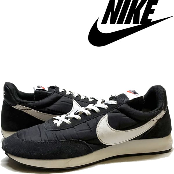 1点物◇ナイキNikeテイルウインド79黒ランニングスニーカー古着メンズ
