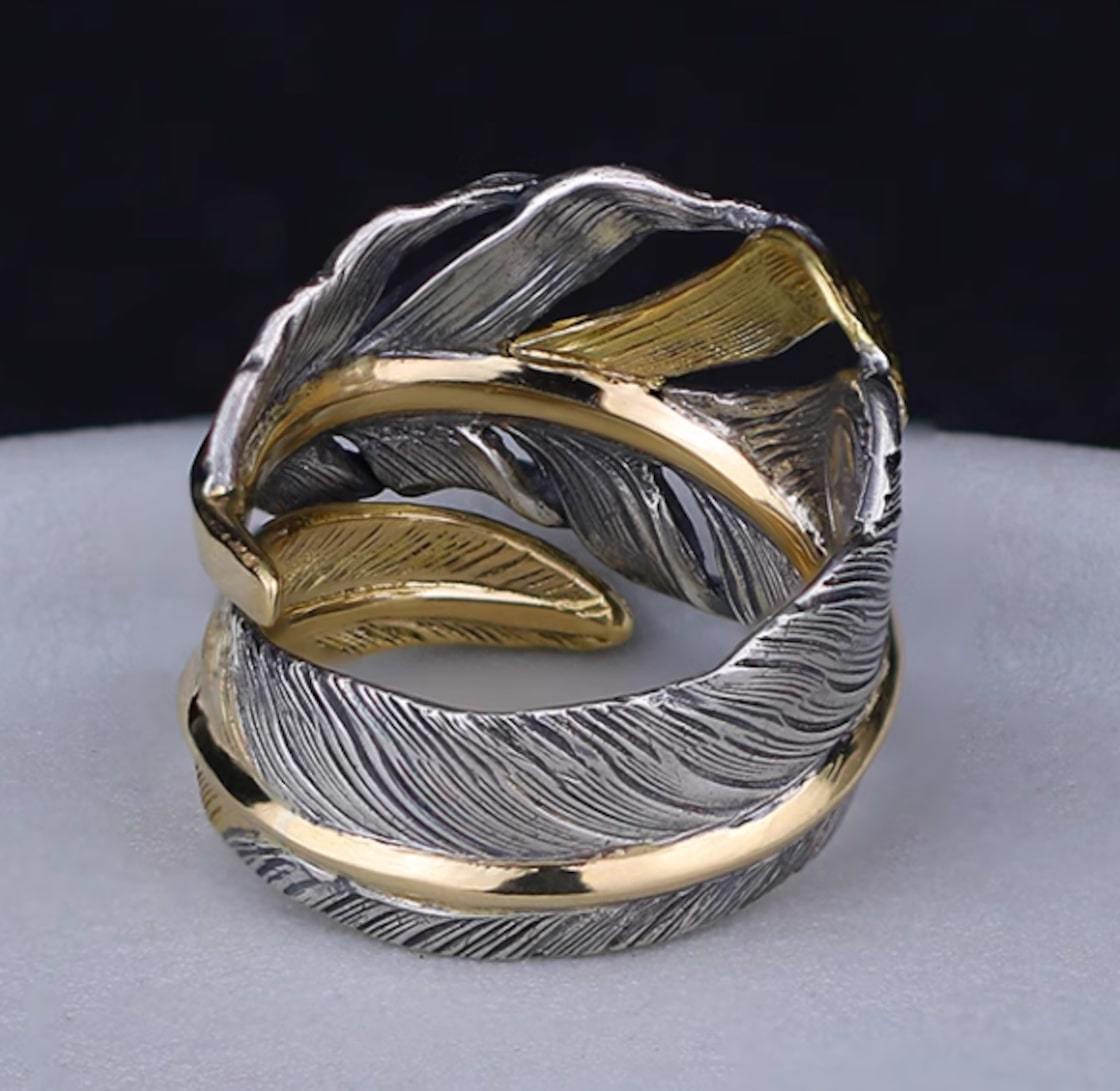 Dazet Horizon ブルー 18K ゴールドフェザー、ゴールドポール Dazet Horizon ブルー 18K ゴールドフェザー、ゴールドポール
