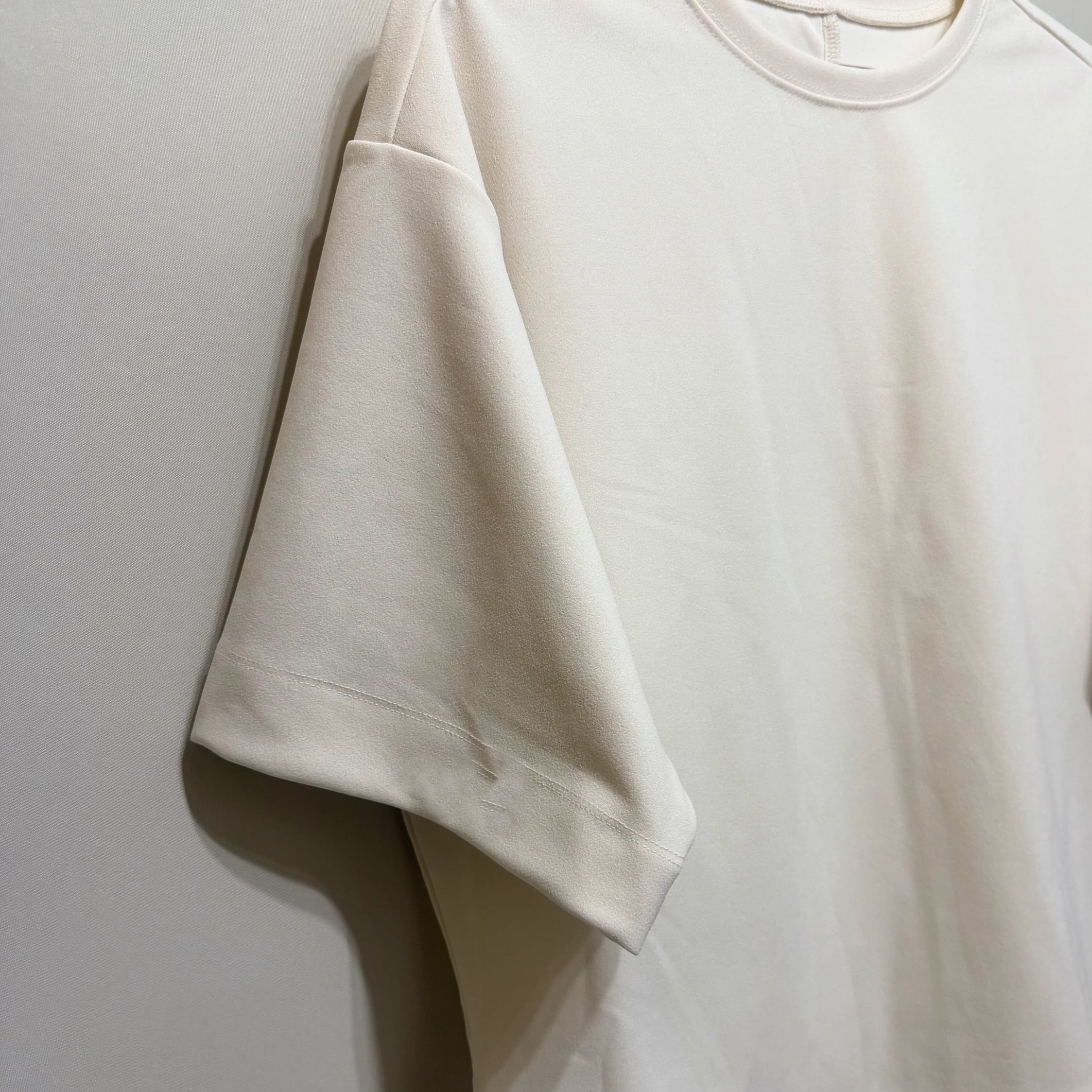 カットジョーゼット 5分袖トップス | precious for us