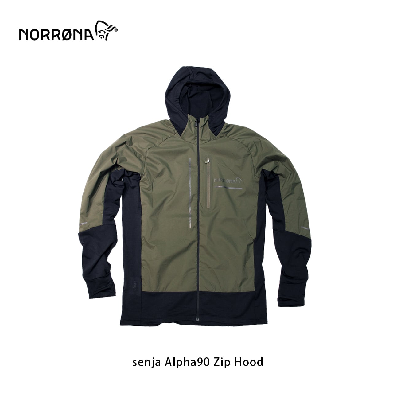 NORRONA senja Alpha90 Zip Hood | WORKROWN UNIFORM