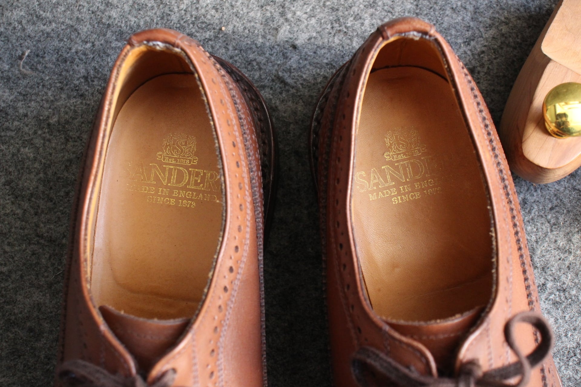 UK7.5 Sanders ロングウィング MADE IN ENGLAND | SUPER 8 SHOES