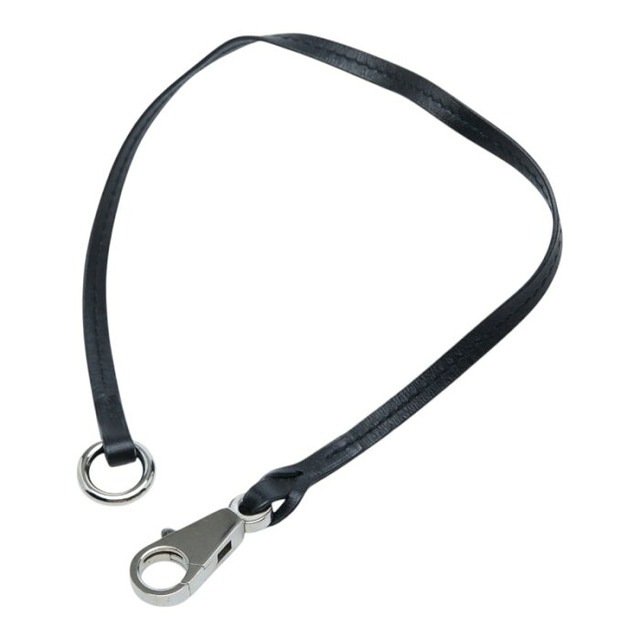 エルメス ソルド品 ストラップ ブラック レザー レディース HERMES 【中古】