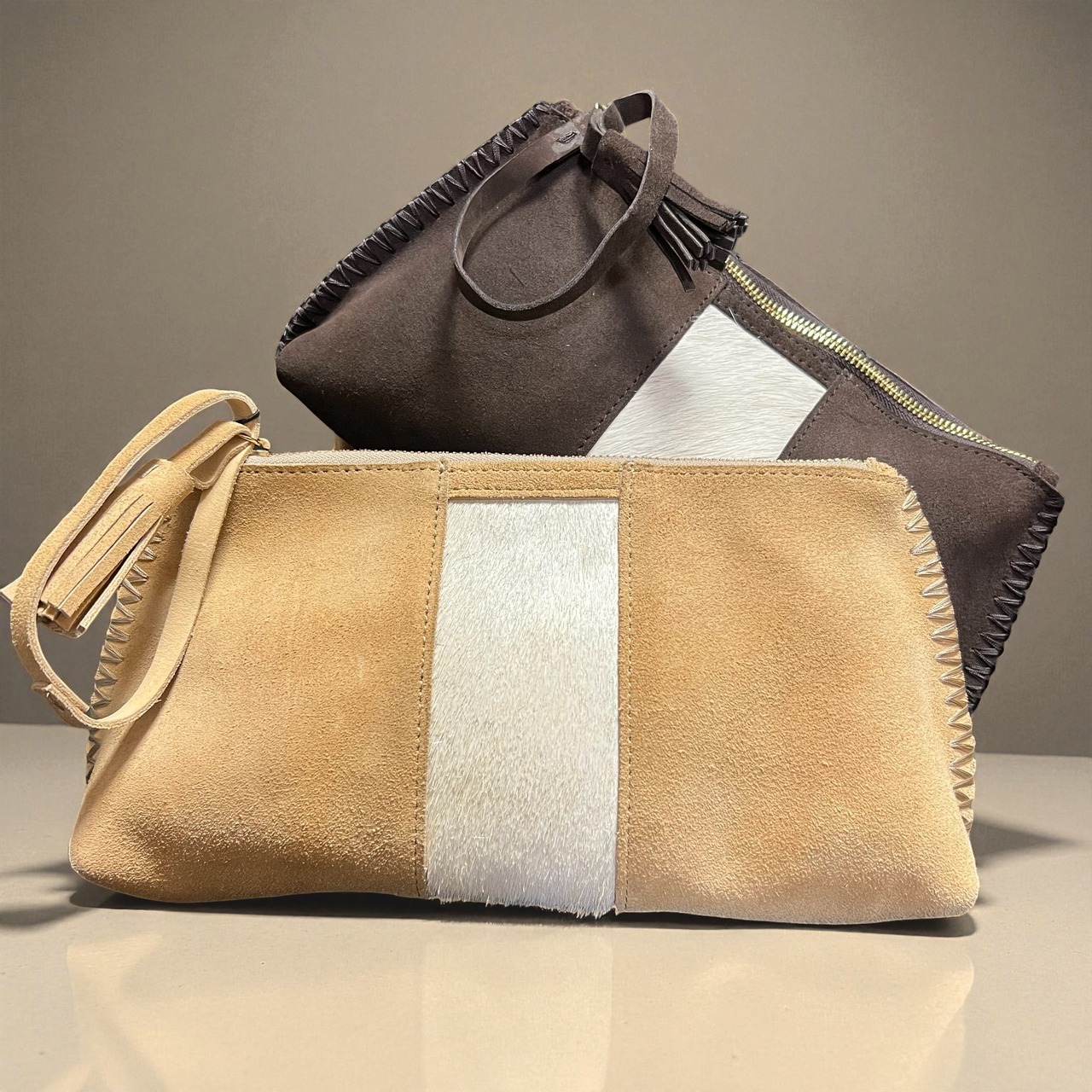 牛革クラッチバッグ