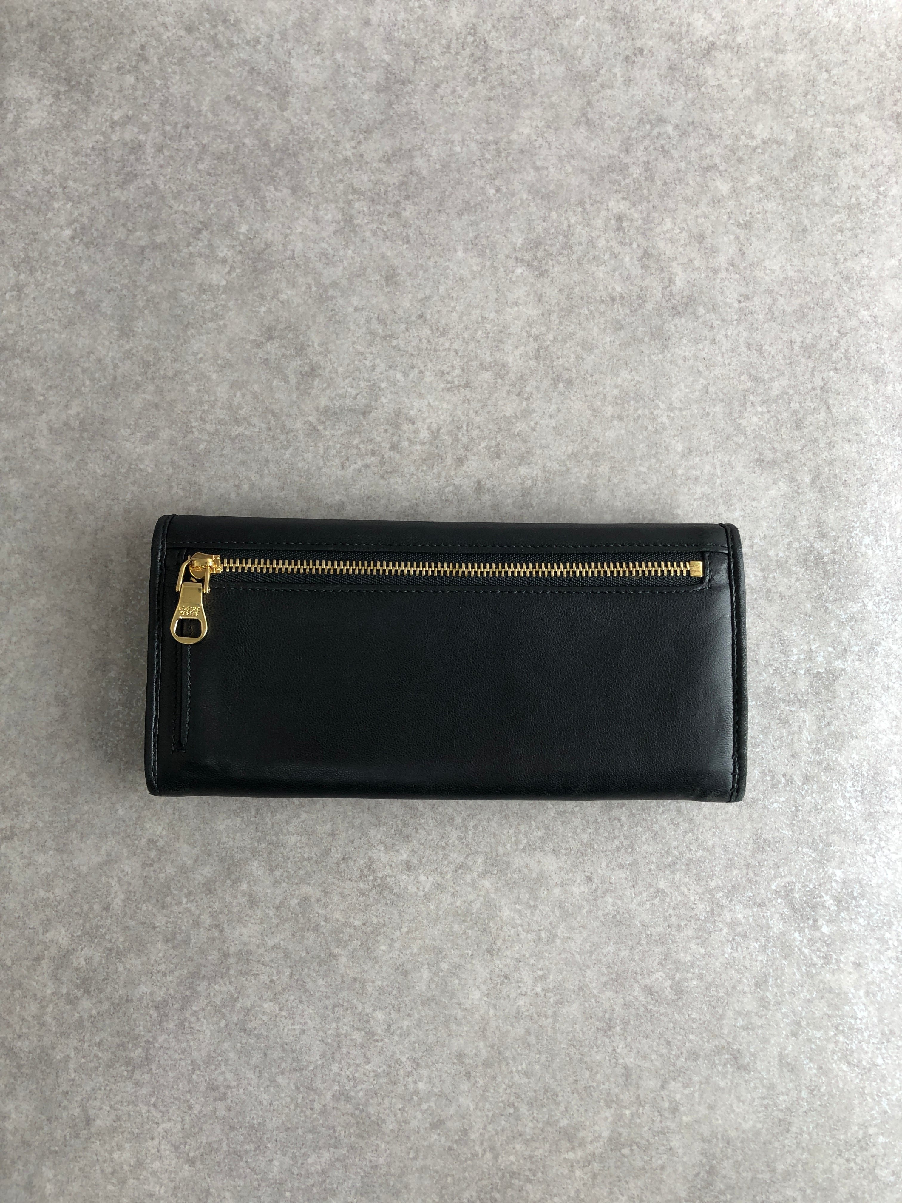 LOEWE ロエベ 財布 ブラック アナグラム レザー vintage ヴィンテージ