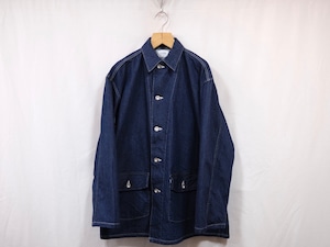 CIOTA”インディゴスビン11.5ozデニムカバーオールNAVY”