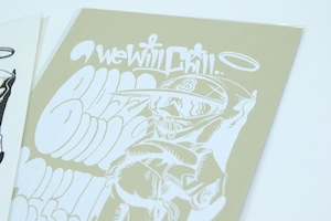 WeWillChill x Chitto Brand SilkScreen Publicity Poster A3 [KINARI]