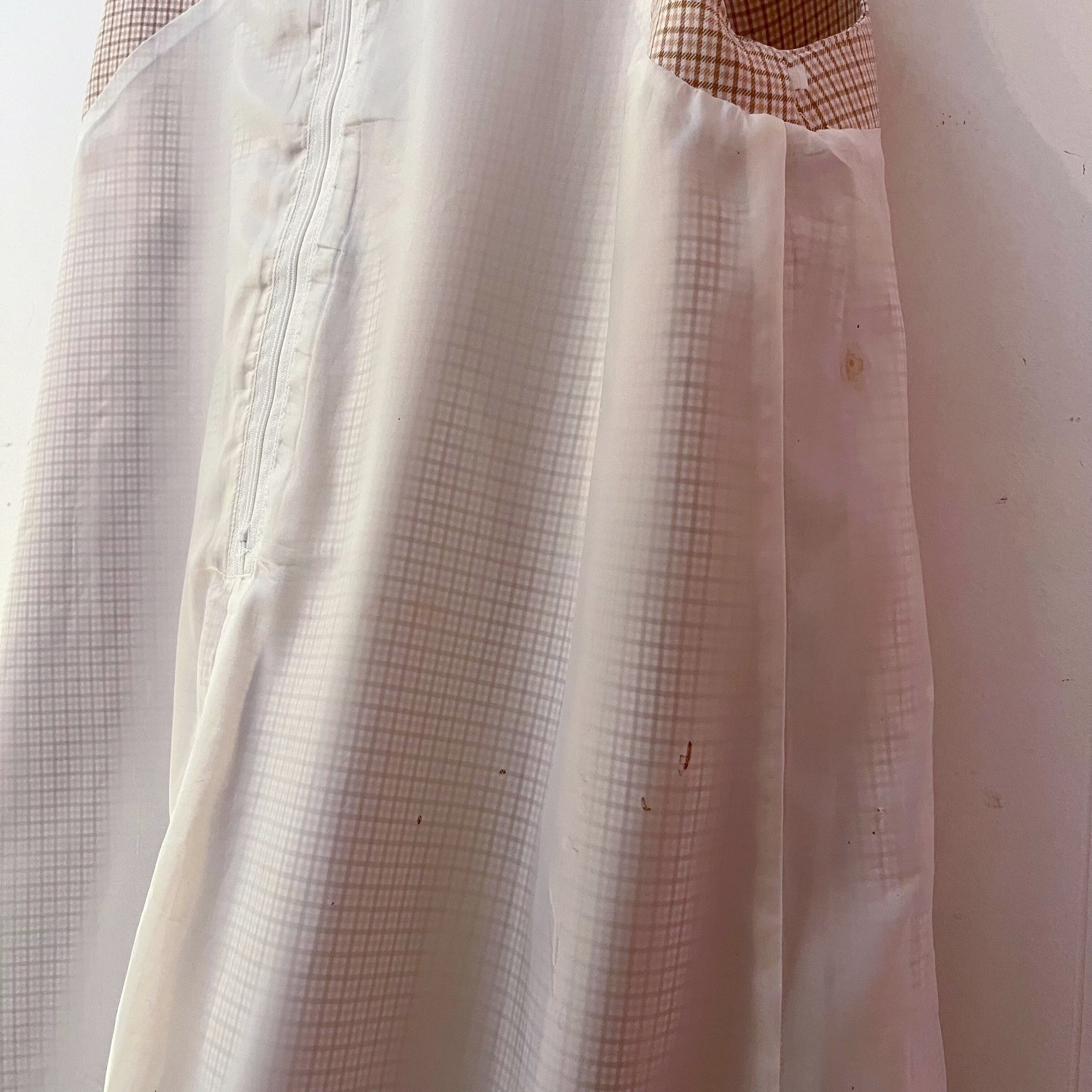 marie claire / yellow check one-piece