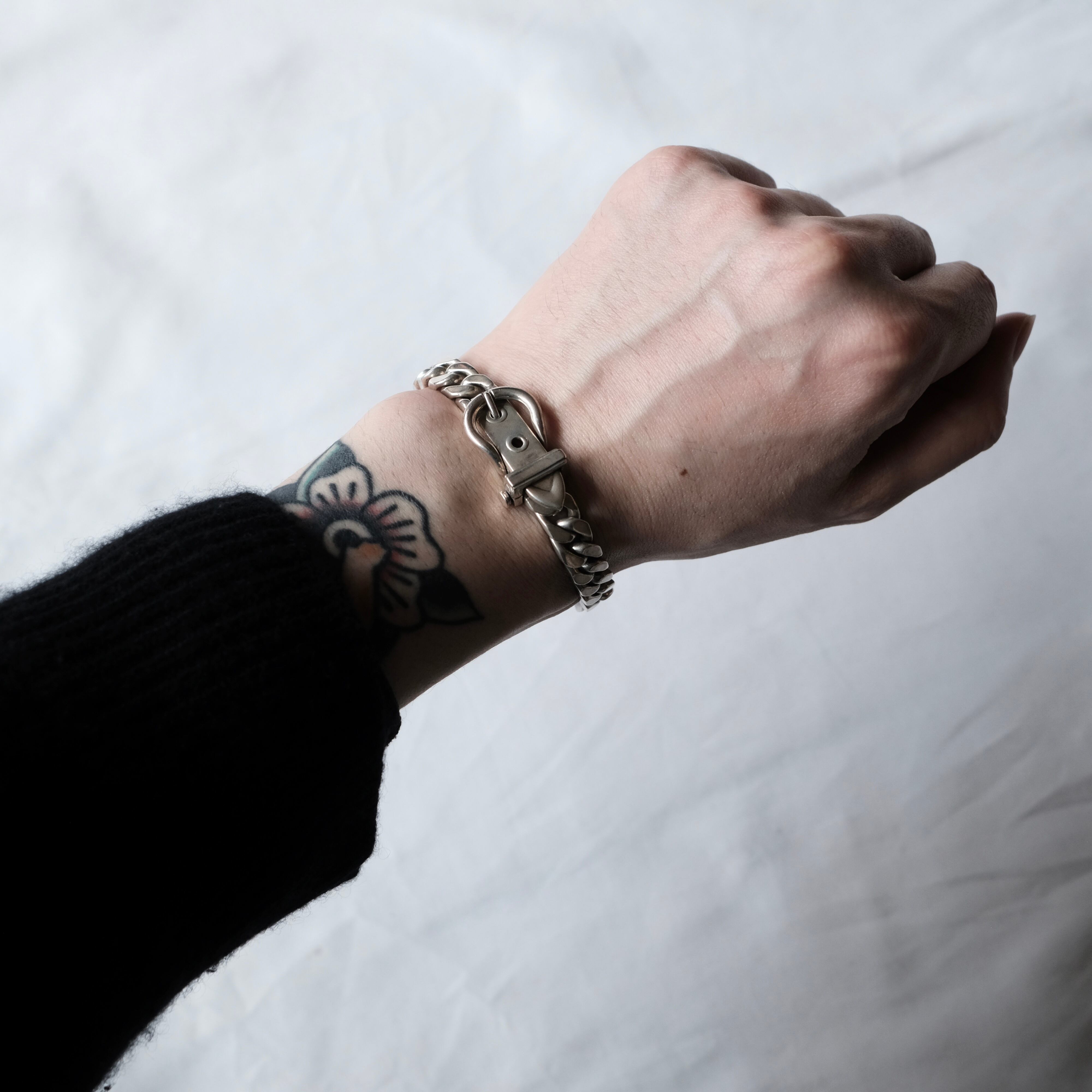 アクセサリー 60~70S HERMES Boucle Sellier PM bracelet HERMES BOUCLE SELLIER 60s~70s SILVER 800 BRACELET | safarionline