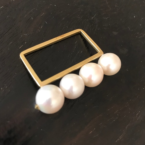 pearl ring  6(2finger用）PeR-6