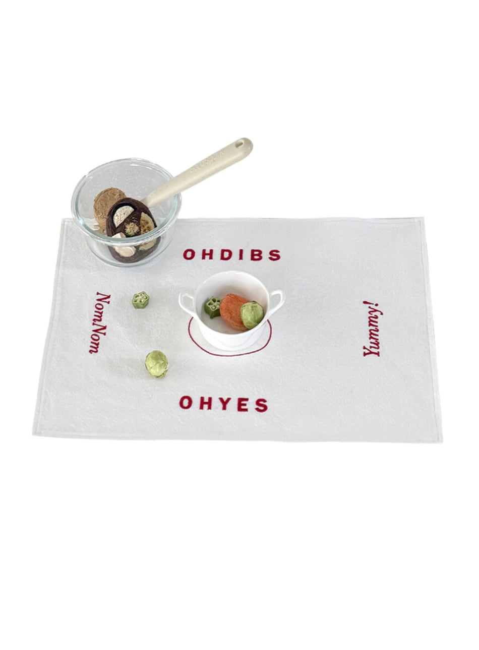 予約【OHDIBS】Merry Meal Mat _ Red