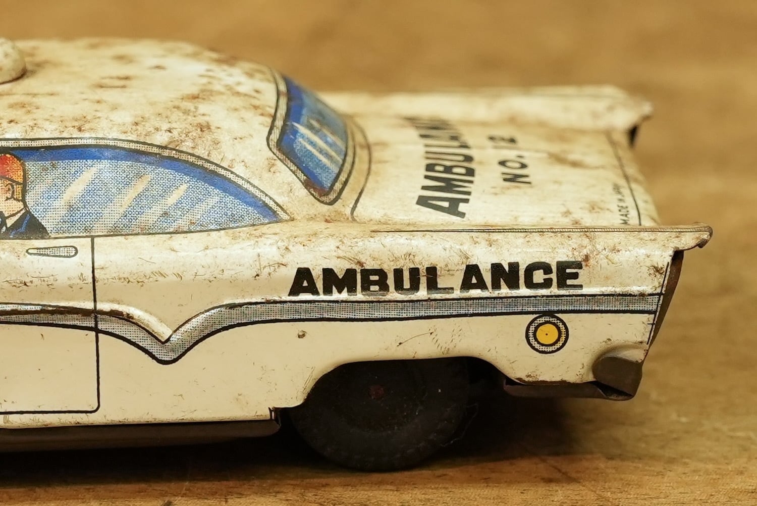 3661B 救急車 ブリキ おもちゃ AMBULANCE 昭和レトロ 3661B 救急車 ブリキ おもちゃ AMBULANCE 昭和レトロ
