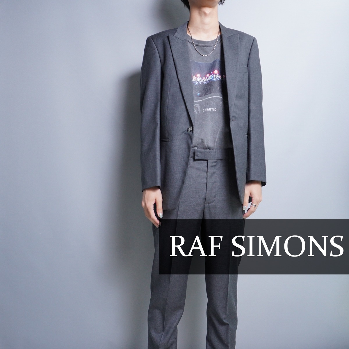 【RAF SIMONS】07-08aw archive セットアップスーツ | Jesus