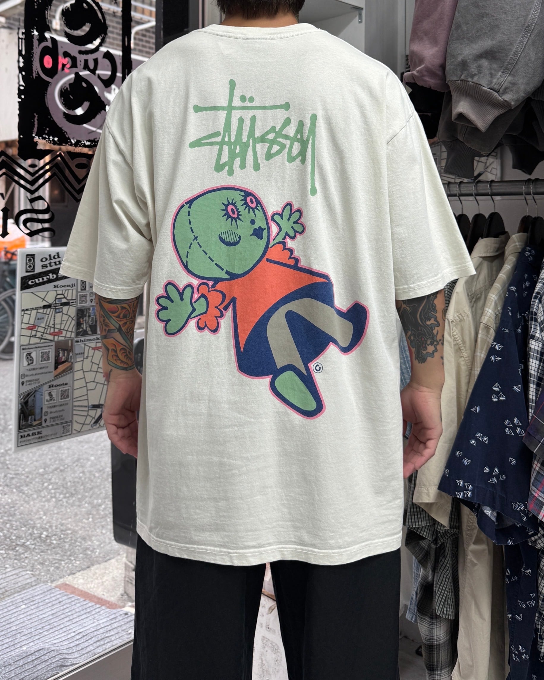90's old stussy “Twist Girl” Design Tee “ツイストガール” 【高円寺