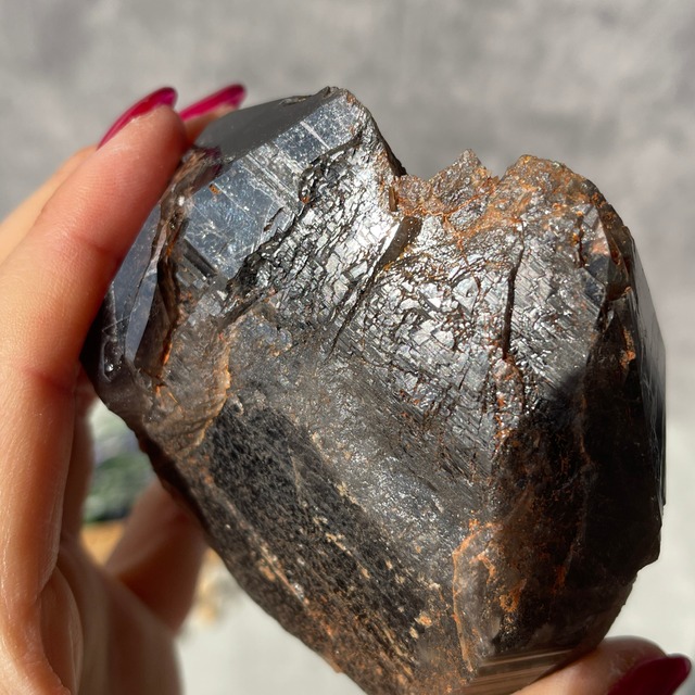 【マラウィ産 スモーキークォーツ】煙水晶 ⑧ 鉱物 天然石 パワーストーン