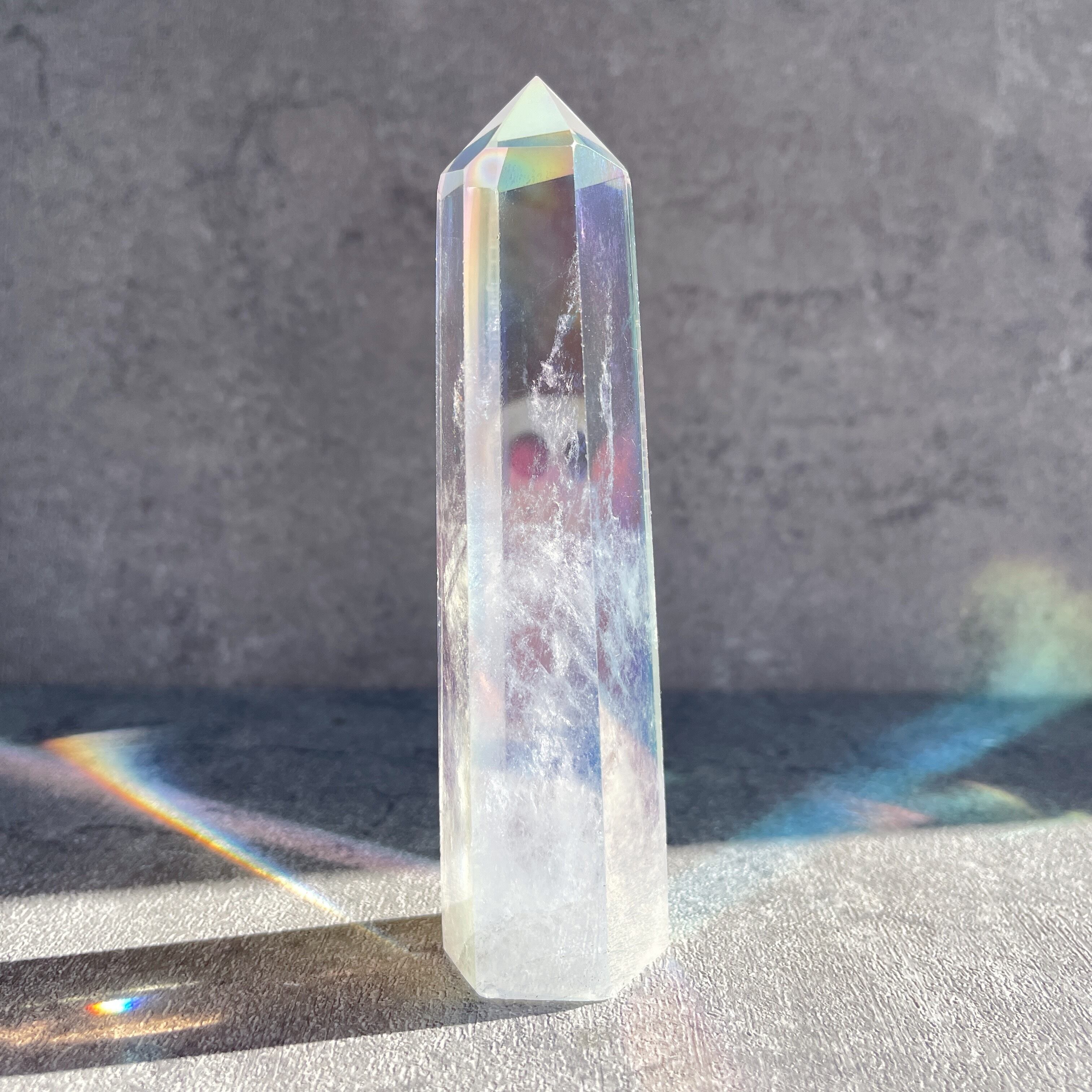エンジェルオーラクォーツ タワー02✧Aura Quartz ✧オーラクリスタル