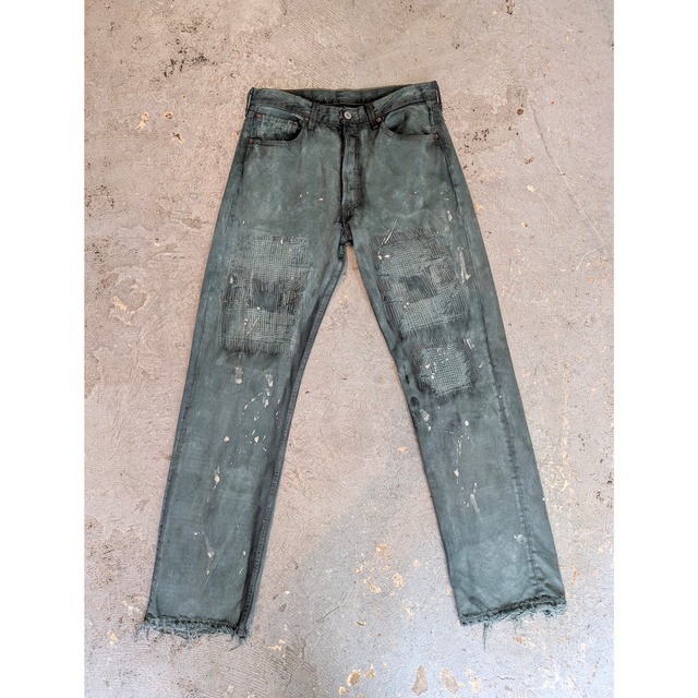 ［USED］90s Levi's Garment-Dyed BLACK DENIM Made in USA /W32 L32
