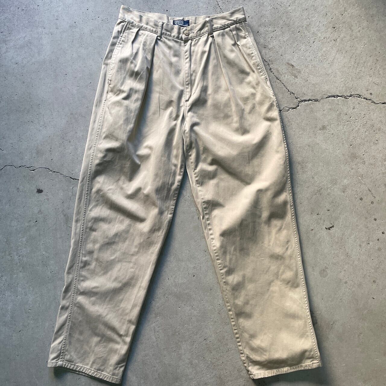 90s カナダ製 Levi's ツータック チノパンツ　ビンテージ　リーバイス