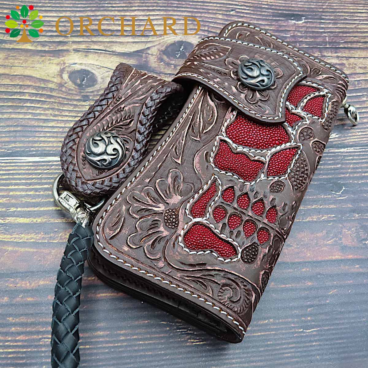 牛革 カウレザー バイカーズウォレット バイカー バイカーウォレット  