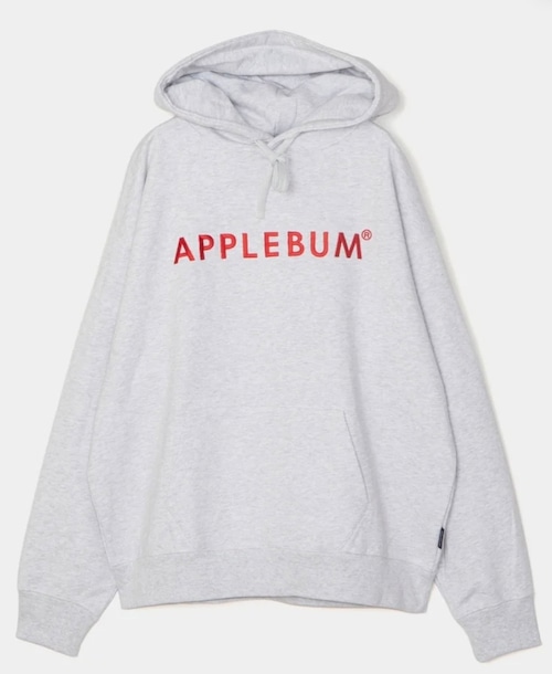 【APPLEBUM】アップルバム LOGO EMBROIDERY HOODIE (ASH) プルオーバーパーカー